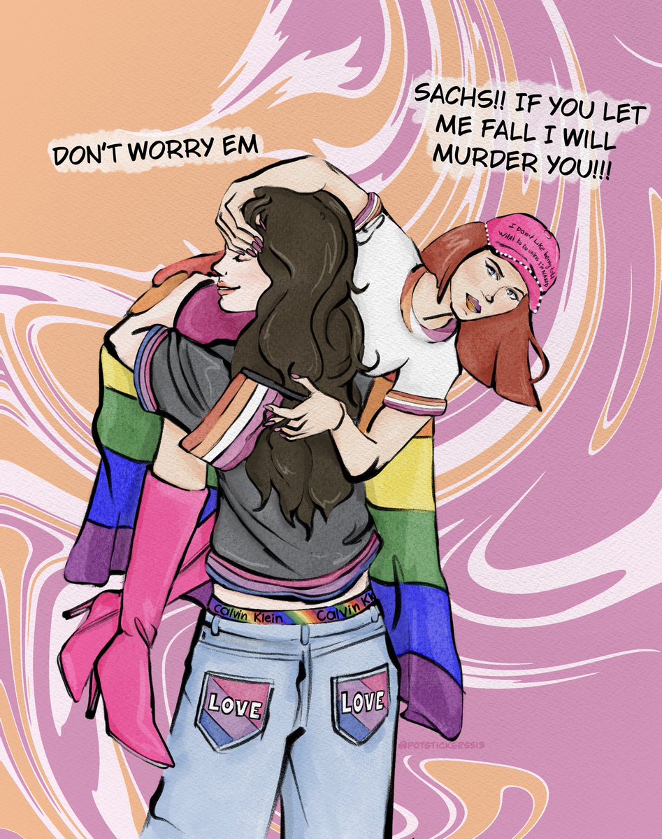 Potstickers513's tweet photo. Sachston for pride month 🏳️‍🌈

#sachston https://t.co/rhJKs9WZ61