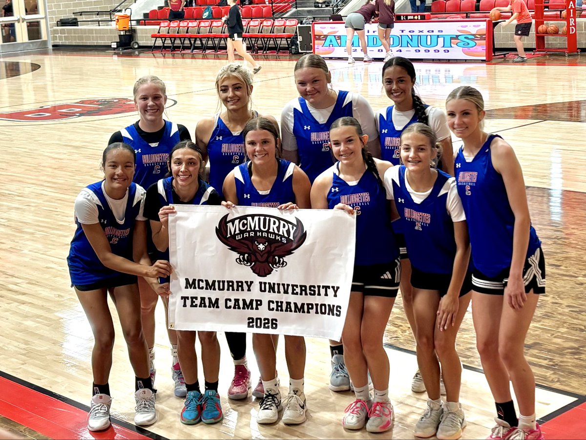 Channing2029's tweet photo. Coahoma varsity girls- Undefeated champs at the McMurry team camp! Thanks @McMurry_WBB  for having us, we had a blast! https://t.co/8CEv3GXGFC