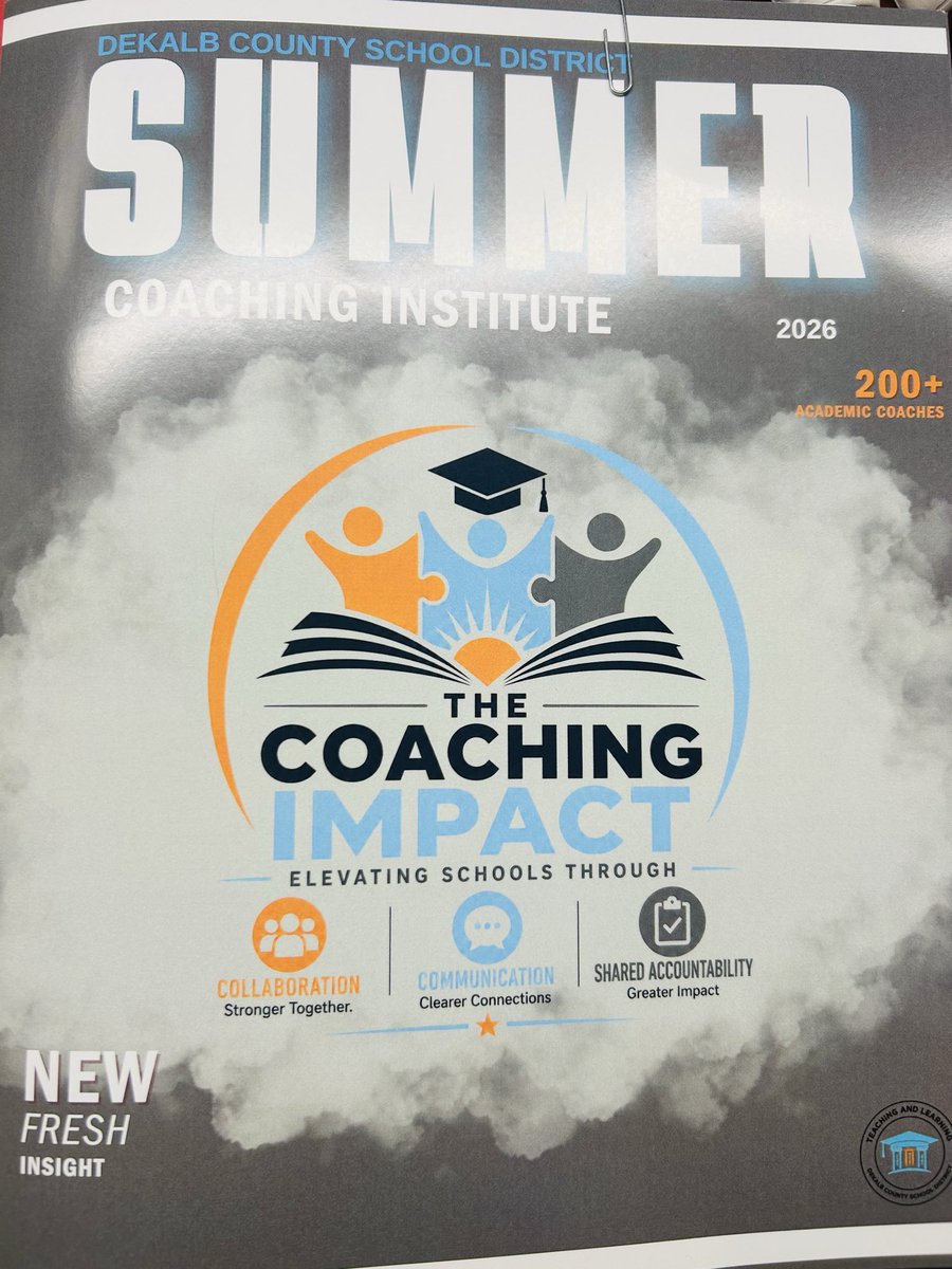 DrNormanCSauce3's tweet photo. I was thrilled to bring opening remarks for @DeKalbSchools Academic Coaches Summer Institute @HsRedan. The Coaching Impact was in full effect today! Fabulous job, Division of Teaching and Learning Team, planning and facilitating! We’re on our way! #ForwardTogether https://t.co/zSCHY6bm9u