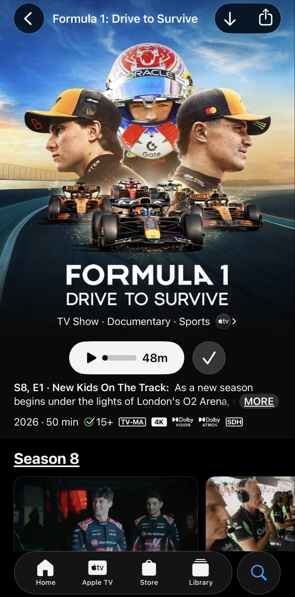 RedRapideRaptor's tweet photo. @F1 , why is @AppleTV allowing such foul language on this show? During races you 🤬 the foul language. 
How do I show my young kids who are such fans of F1 this show?? https://t.co/z0P24B3AR3