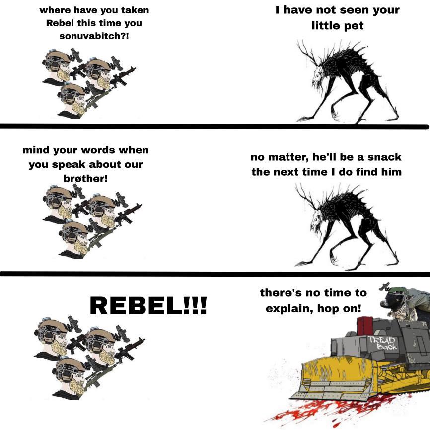 Rebels_Raiders's tweet photo. While some people respond to inconvenience by constructing an improvised armored engineering vehicle and declaring war on municipal infrastructure, 

The GØÄT GÄNG awâits the Summer Restock.

Väkärián Plate Carriers.
Apøthecary Med Bags.
GIZMØ GLÏDÈR Slings.

Bonded Threaded 
Double reinforced stitching
NIR resistant materials
Non-proprietary designs
Lifetime warranty

Ranger green, coyote, M81 Woodland, Multicam
-
#summer