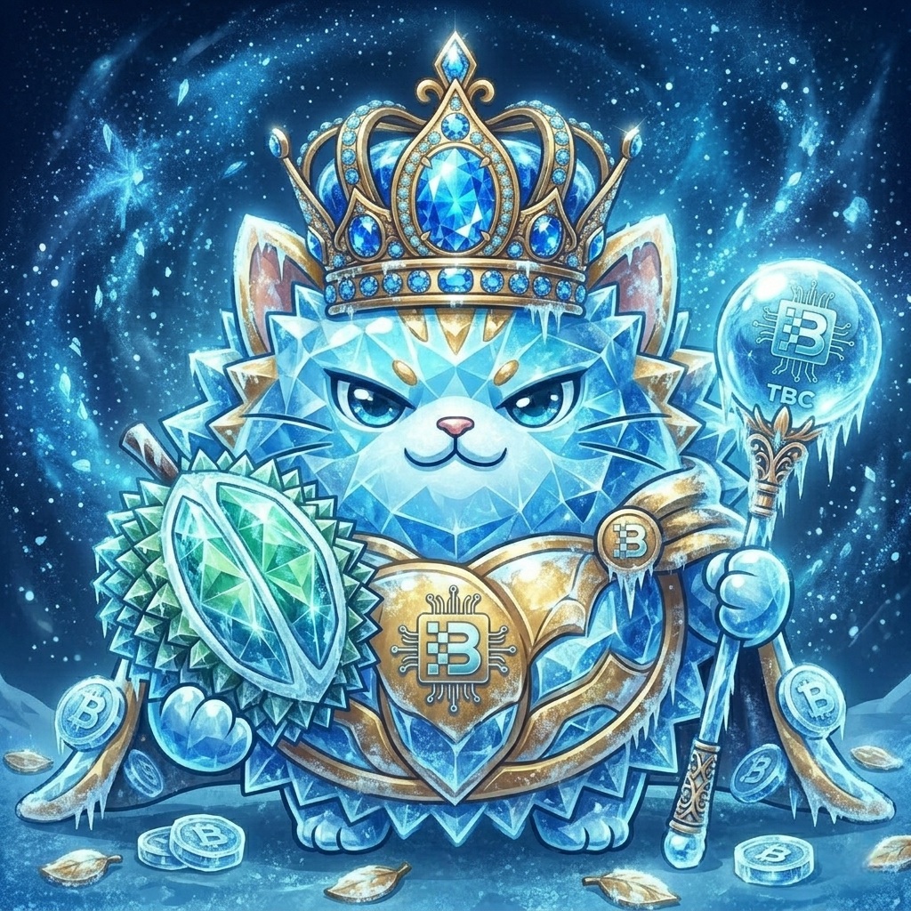 MusangKing_tbc's tweet photo. Chapter 1: Absolute Zero — "Cryolus, The Emperor of the Frozen Current"

Faction Totem: Abyssal Blue

A Musang King armored in eternal polar ice and ice-blue runic plating. It sits enthroned upon a seat of crystallized frost, one hand cradling an absolutely static, pale blue ice crystal. Its eyes radiate a cold, haunting azure glow, while a massive, slowly rotating frozen gear (symbolizing the underlying liquidity of DurianSwap) hovers behind it.

Target Audience: Those who reject short-term noise in pursuit of ultimate asset security and silent compounding.

Empowerment Motto: "Market frenzy is a trap for mortals, while cold mathematics is my only law."

Holding Privileges: Represents the deepest frozen liquidity layer of DurianSwap. Possesses supreme privileges as "The Absolute Cold-Blooded" within the community, with access to high-multiplier benefits in specific liquidity pools.

❄️ 【The 310 Sovereign Council: Sequence 01 - Absolute Zero】
Amidst the volatile K-lines and the debris of clamor, Cryolus, the Emperor of the Frozen Current, has opened his eyes. He represents the market’s coldest law—liquidity is absolute order.
Paper hands perish in the heatwaves; only frozen assets traverse cycles in silence.
"Do not attempt to warm me. Coldness is eternal."
#Musangking #TBC #DurianSwap