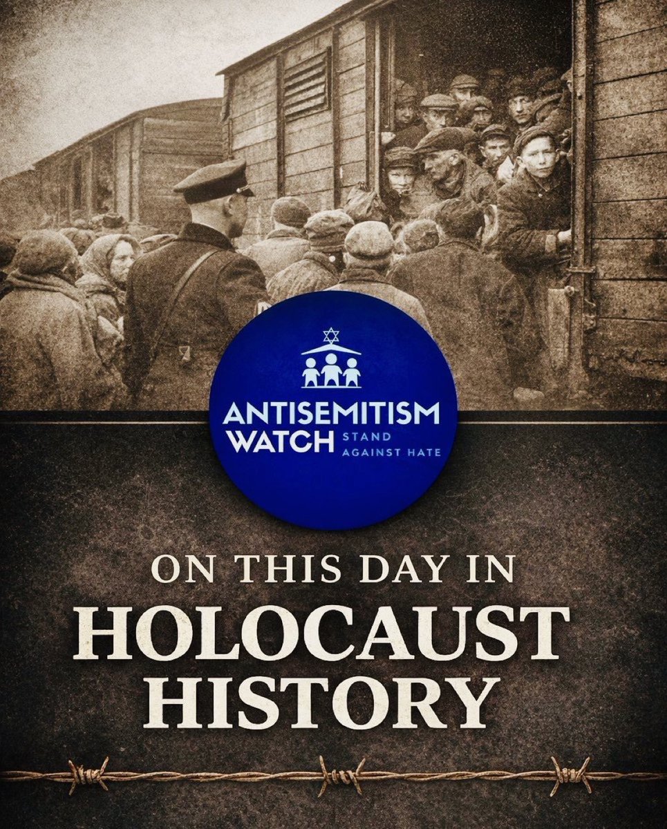 trishaposner's tweet photo. June 4 – On This Day in Holocaust History

1938—Sigmund Freud, the world-renowned Jewish founder of psychoanalysis, arrives in England after fleeing Nazi-controlled Austria.
Context: Following the Anschluss, Austrian Jews faced escalating persecution, dispossession, and violence.
Freud’s daughter Anna had been interrogated by the Gestapo, and Freud’s family was forced to pay a substantial ransom to secure permission to leave.
Four of Freud’s sisters who remained behind would later be murdered in Nazi camps.

1940—The concentration camp Neuengamme, near Hamburg, is elevated to independent camp status.
Originally a subcamp of Sachsenhausen, Neuengamme would grow into a vast forced-labor complex.
More than 100,000 prisoners passed through that camp system. Tens of thousands died from starvation, disease, brutality, and execution.
——The evacuation of Allied troops from Dunkirk concludes.
Holocaust context: The rescue preserves much of Britain’s army, allowing Britain to continue the war.
Had Britain been forced out of the conflict in 1940, Nazi Germany’s domination of Europe—and the fate of Europe’s Jews—might have been even more catastrophic at a faster pace.

1942—Reinhard Heydrich, head of the Reich Security Main Office (RSHA), dies from wounds suffered in the May 27 assassination attempt carried out by Czech resistance fighters Jozef Gabčík and Jan Kubiš.
Context: Heydrich was one of the principal architects of the Holocaust. He chaired the Wannsee Conference in January 1942, which coordinated implementation of the “Final Solution.” He oversaw the Gestapo, the Sicherheitsdienst (Security Service), and the Einsatzgruppen (mobile killing squads) mass shootings
—Aftermath: Nazi reprisals included the destruction of the Czech village of Lidice and mass executions throughout occupied Czechoslovakia.

1944—Allied forces enter Rome, liberating the first Axis capital.
Holocaust context: The liberation comes eight months after the German roundup of more than 1,000 Roman Jews in October 1943. Most of those deported from Rome to Auschwitz were murdered.
——The deportation of Hungarian Jews to Auschwitz continues at full intensity. By early June, hundreds of thousands of Hungarian Jews have already been deported. Auschwitz-Birkenau is operating at peak killing capacity as transports arrive daily.