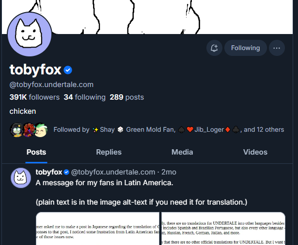 fambramb's tweet photo. damn he don't gaf the one year anniversary of ch 3 and 4 does he 😭 https://t.co/GJX285KFcS