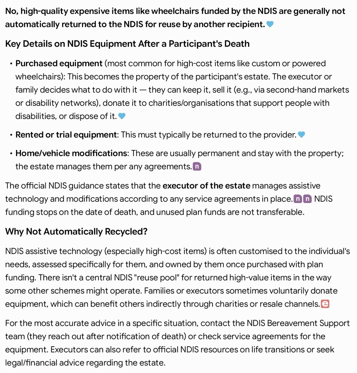 TruthFighter67's tweet photo. @NDIS why are expensive items like a motorised wheelchairs, not cleaned &amp; reused?  If a person no longer requires this expensive equipment, and its virtually new, why not give it to a suitable recipient.  Instead this item can be trashed or sold online at the taxpayers expense. https://t.co/OruJVmUwAg