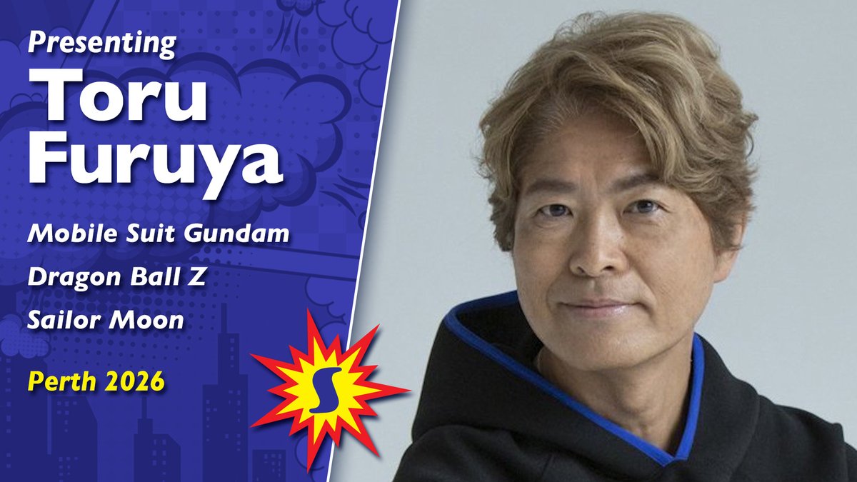 SupanovaExpo's tweet photo. Please welcome Japanese voice actor Toru Furuya, heading exclusively to #Perthnova!

Perhaps best known as the voice of Amuro Ray in Mobile Suit Gundam, Furuya is also known for voicing roles such as Pegasus Seiya, Tuxedo Mask, Yamcha and so many more! https://t.co/hcuJVrUvpq https://t.co/iPWV5635yH