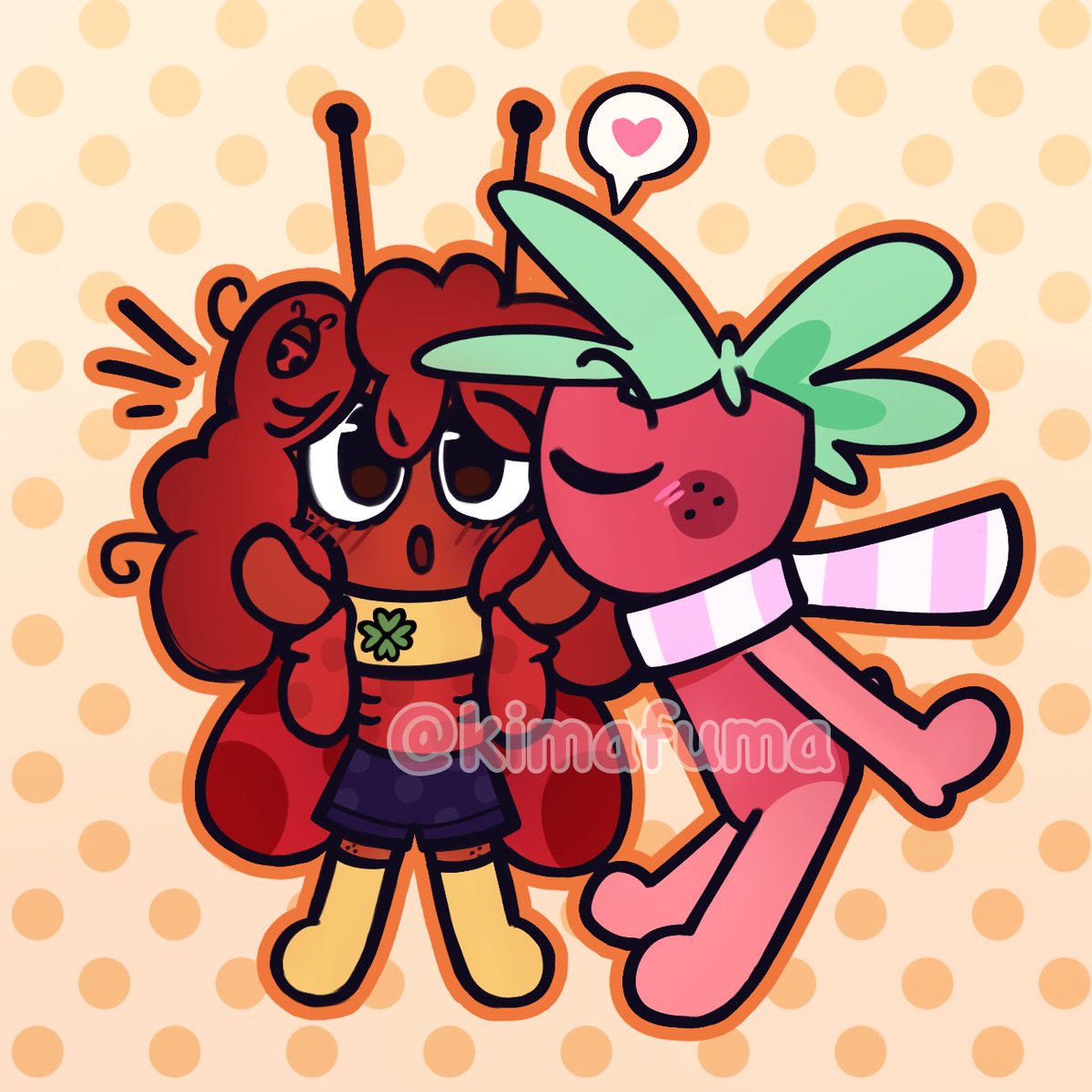 kimafuma_'s tweet photo. C0mmission - I love strawbug

#dandysworld #strawbug https://t.co/3tdQQvBbFV
