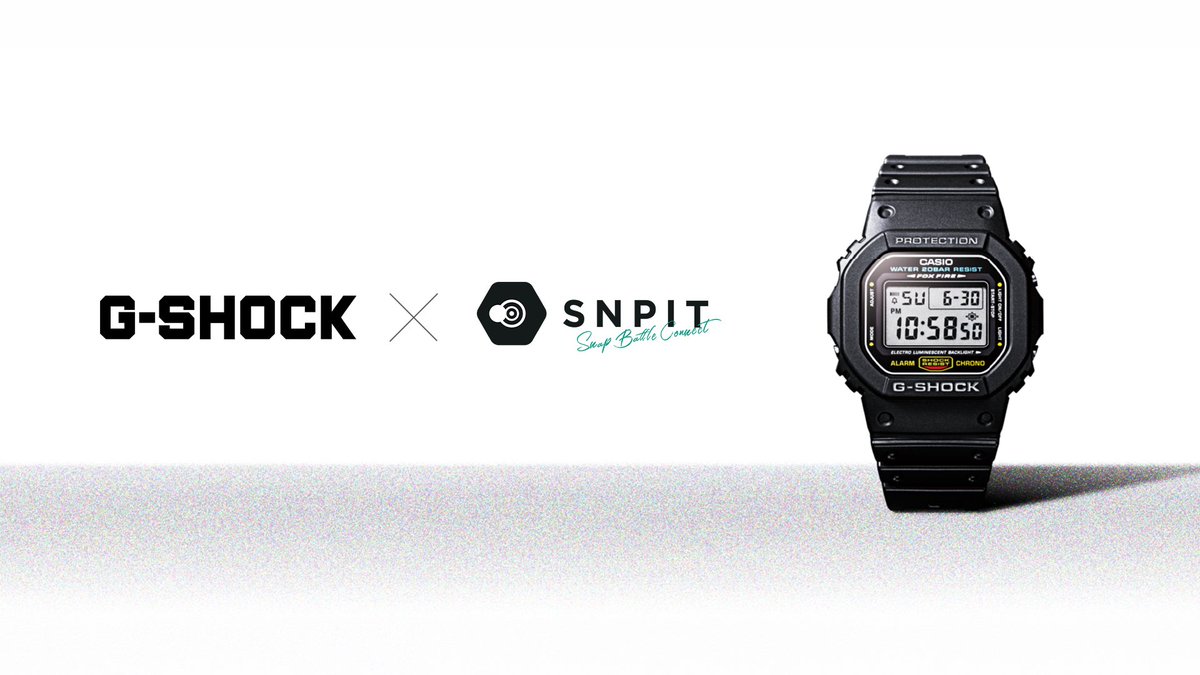 SNPIT_BCG's tweet photo. 📢 SNPIT × VIRTUAL G-SHOCK衝撃コラボ決定。📸⌚️

ついに、"タフネス"がSNPITの世界へ実装。
壊れないカメラNFTが誕生。

『1枚の裏に、100のタフネス。』

タフネス機能とタイムスタンプ機能をその手に。

🗓 ミンスク販売スケジュール
【ALNFT先行】6/17（水）17:00〜6/18（木）17:00
【一般】6/19（金）17:00〜6/25（木）20:00
※先行で完売した場合、一般販売を行わない可能性があります。

衝撃に備えよ。
@VIRTUALGSHOCKJP