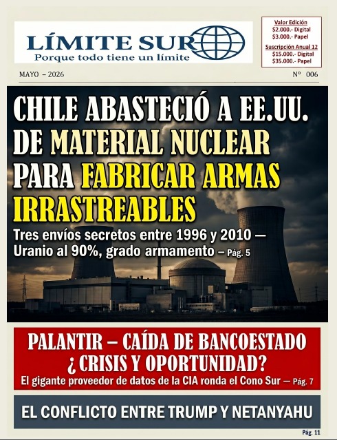 Danielovich67's tweet photo. Salió LÍMITE SUR - Mayo
No es una Revista, es un expediente.
Valor $3.000.- Transferencia 
US$ 10.- x Paypal
@kebensperger @LibardoBuitrago @matiasdelrio @tv_monica @bbcmundo @AlertaNews24 @prensateleSUR @ciper @El_Ciudadano @NewYorker @nytimeses @heraldodemexico @peru21noticias https://t.co/7QmXOo5we7
