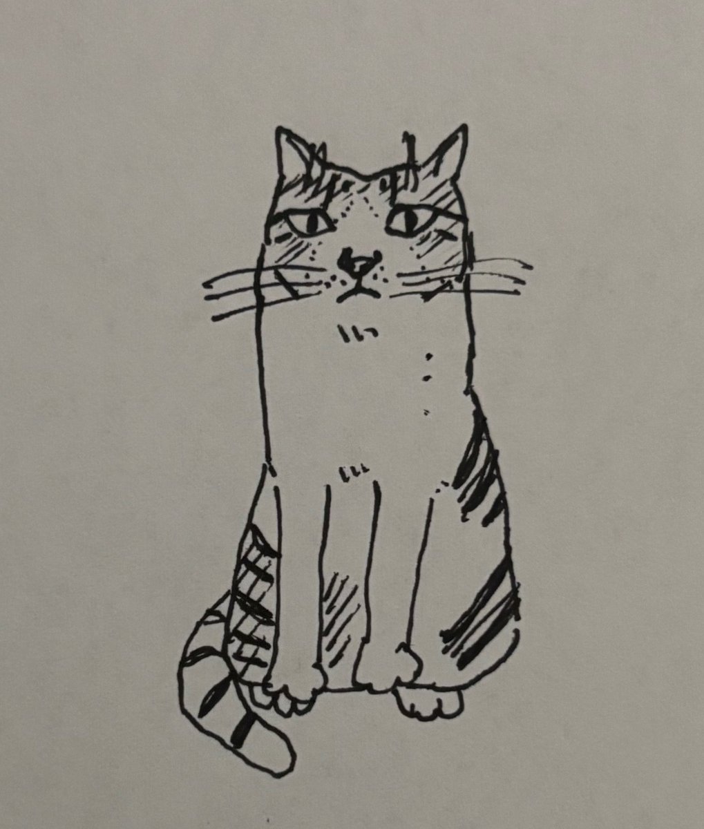 Gomadang0417's tweet photo. うおお猫描いた！！！！ https://t.co/art5bsRLbY