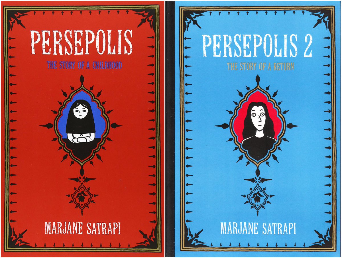 DownInkwell's tweet photo. I remember reading Persepolis (1 &amp; 2) when I was in middle school. What an extremely talented cartoonist/filmmaker! 💔 

R.I.P Marjane Satrapi https://t.co/pdgwMDHnDy