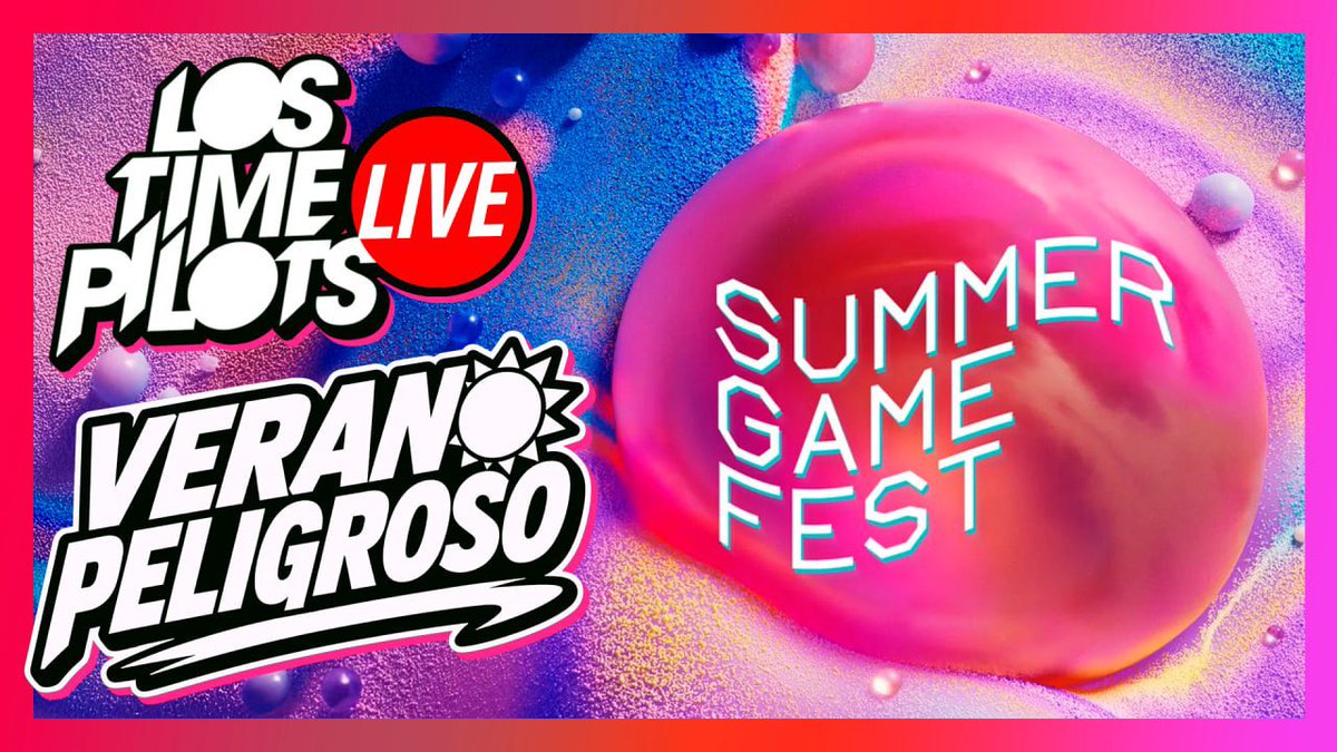 lostimepilots's tweet photo. ¡Continúa el #VeranoPeligroso☀️ en #LosTimePilots! Acompáñennos MAÑANA VIERNES 5 de junio a las 3PM 🇲🇽 EN VIVO para ver juntos el @SummerGameFest! Anuncios, revelaciones, comerciales, sorpresas… ¡y más comerciales! 😅

¡Nos vemos mañana @geoffkeighley! ⛱️
https://t.co/25Y0ryO319 https://t.co/0A4R1rg4fH