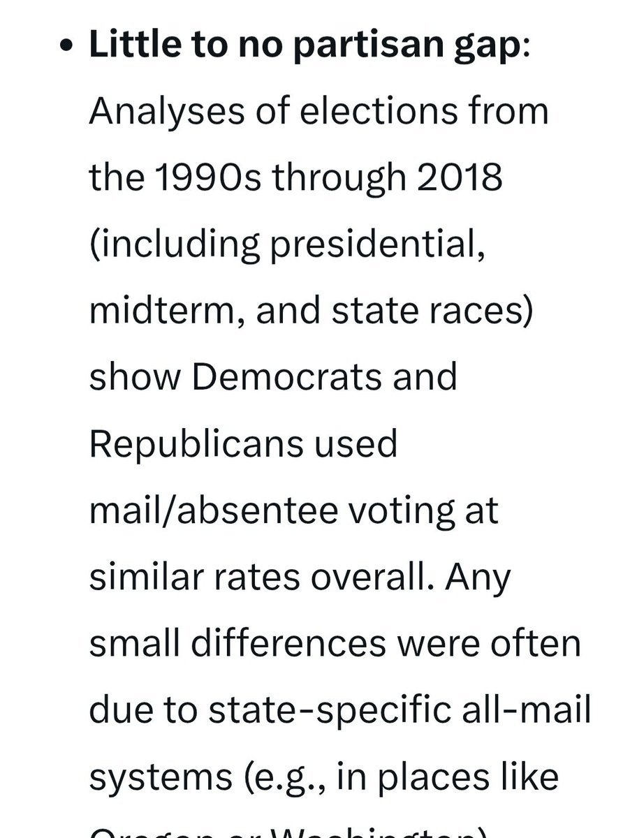 Lisa59064711's tweet photo. @IngrahamAngle @RepJamesComer Laura, you ask "if mail-in voting is so great, why is it mostly Democrats who use it"
Until 2020 when Trump and his minions started spreading disinformation regarding mail-in voting. Republicans used mail-in voting as much as Democrats. Trump and co want to make it harder to vote https://t.co/kcjlwoPpln