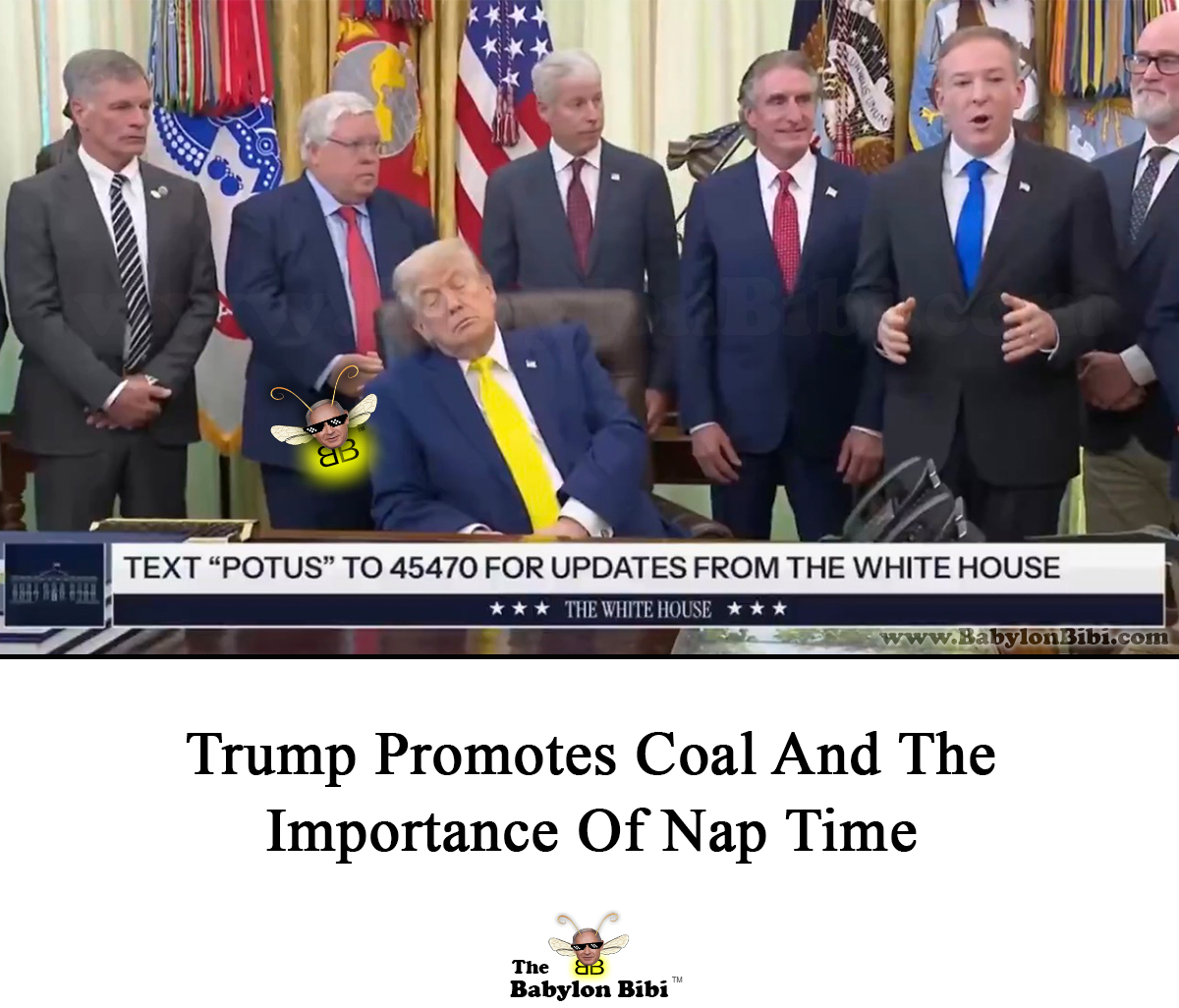 BabylonBiBi's tweet photo. @JoJoFromJerz He's just making nap time great again. https://t.co/84TRmBBK3H