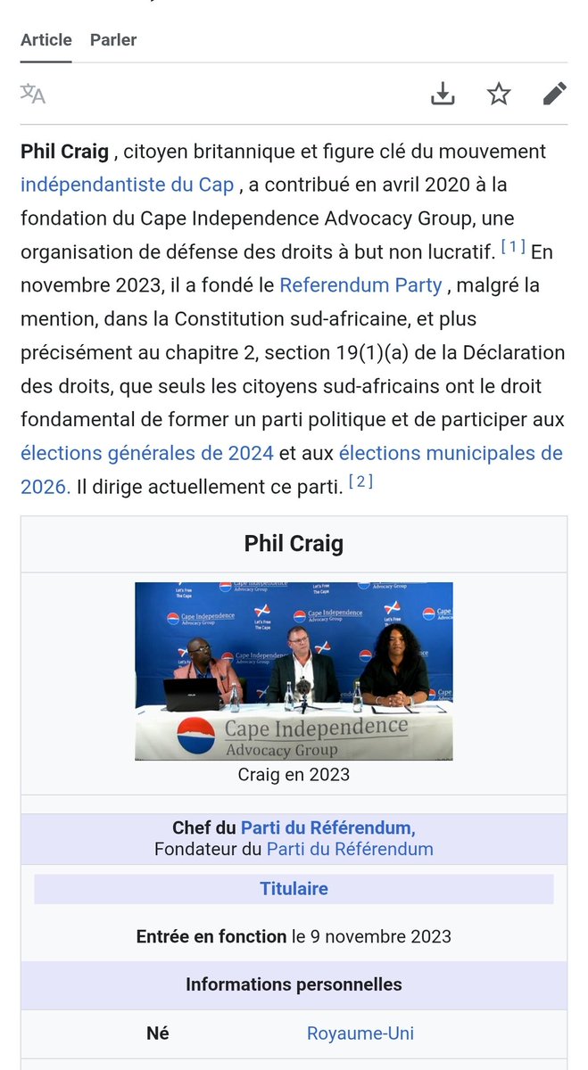 AfricFree's tweet photo. @Nath_Yamb @CyrilRamaphosa It is noteworthy that certain individuals remain silent regarding Phil Craig, a British immigrant who advocates for the partition of South Africa. Such reluctance to address this position reflects poorly on those who claim leadership yet fail to speak clearly on matters of nation https://t.co/zZEPnq6OJH