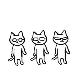 RosePouchong's tweet photo. きょうのRosePouchongさん：めがねねこさんがでました。めがねの人は大吉です。めがねじゃない人は中吉です。 https://t.co/hlVAF2SWbx