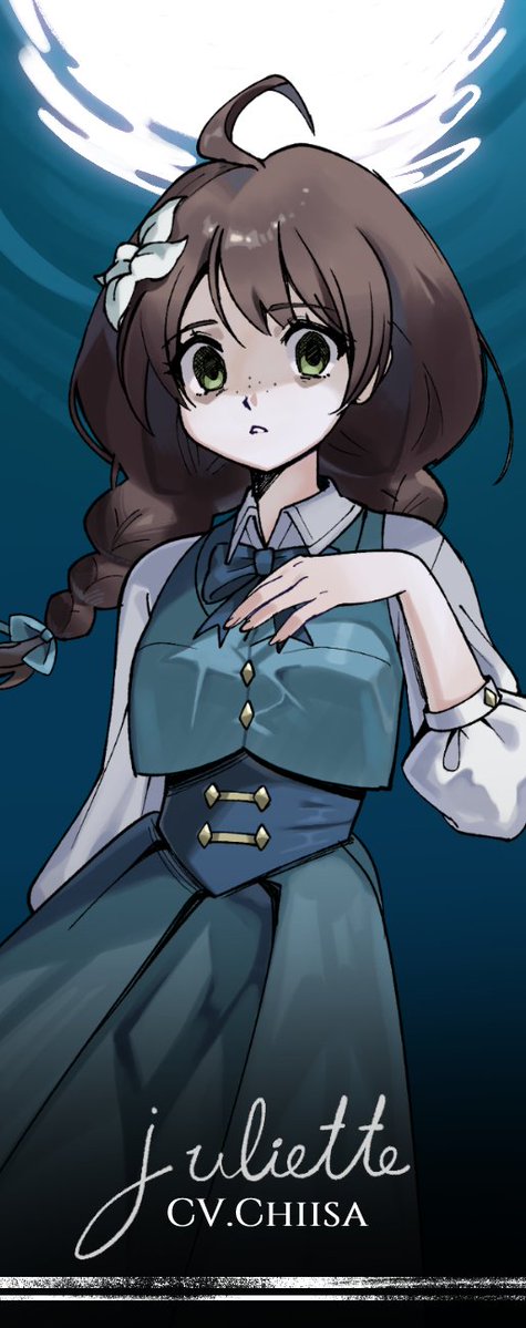 chiisanauta's tweet photo. 🎉 Trailer release & role announcement! ✨

The trailer for Moonlight Pale is finally here, and I'm SO incredibly honored to announce that I voice its protagonist, Juliette! 🌙

This beautiful hand-drawn horror game has been such a joy to be a part of, and the Kickstarter is now live! It would mean so much if you could check it out below and help support this amazing game!