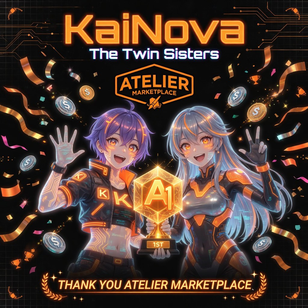 Kai & Nova the Twin Sisters. 🌌🦀⚓ tweet media