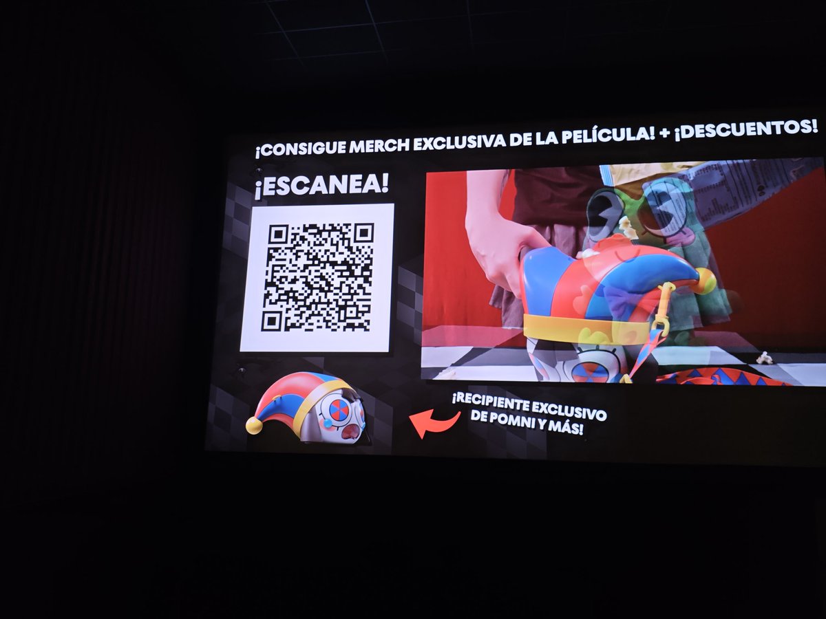 PIUduck's tweet photo. @J0bun @PirataFoxy51 @eucheon Si es confiable, al finalizar la película dejan el código QR.
No lo hacen público por los spoilers de la merch https://t.co/UGLM6puOVD