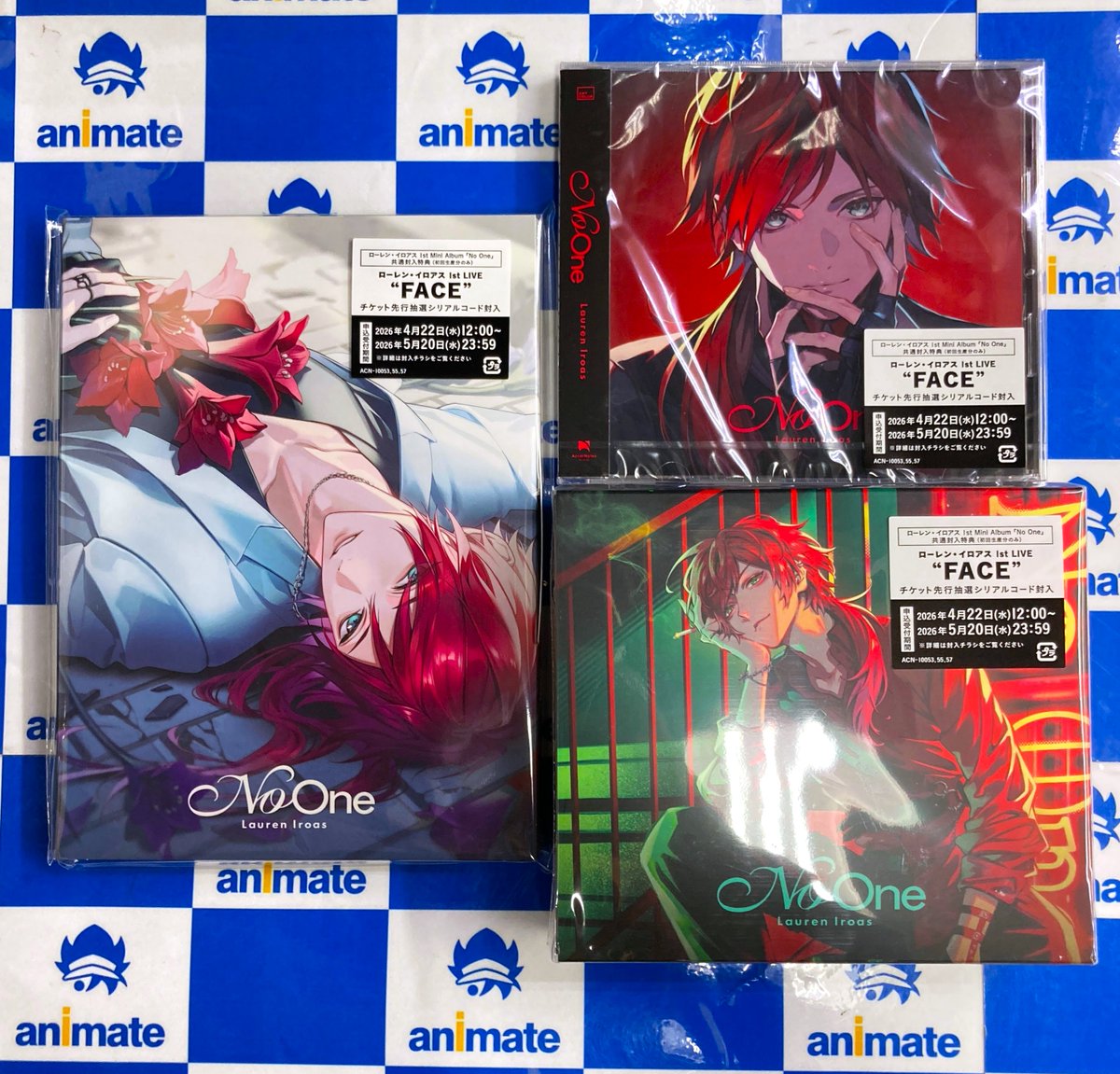 animateoomiya's tweet photo. 【商品情報】
ローレン・イロアスさん/No One

好評発売中マメ✨

🌹アニメイト特典🌹
発売記念2ショット撮影会応募シリアル
【⚠️配布期間 6/7(日)まで⚠️】

#ローレン_ノーワン https://t.co/8QOHb2X8of