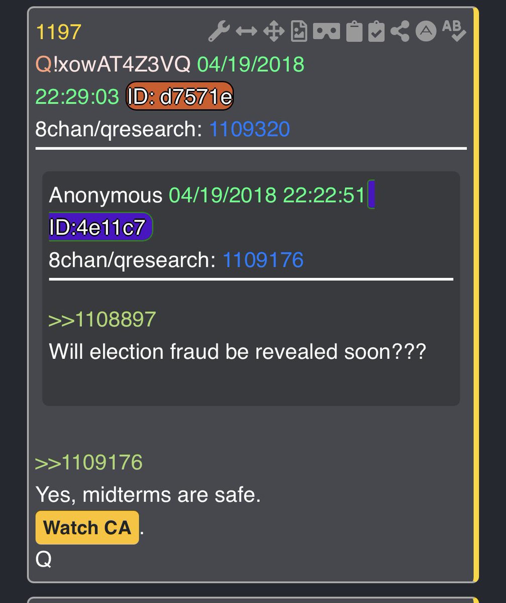 agentmyami117's tweet photo. 🔥🔥🔥Nothing to see here! Just @POTUS truthing “Watch CA” calling out Ca election fraud at 8:17 pm est! https://t.co/59bPAbjqDg