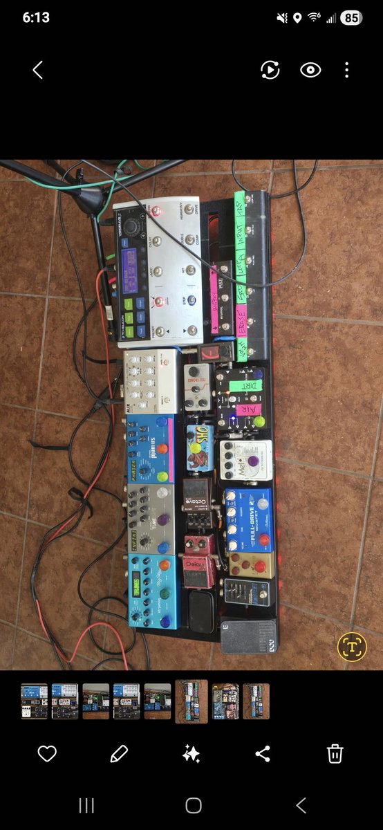 realJulesTaylor's tweet photo. Pedal board moggin https://t.co/SeDgYZp2qd