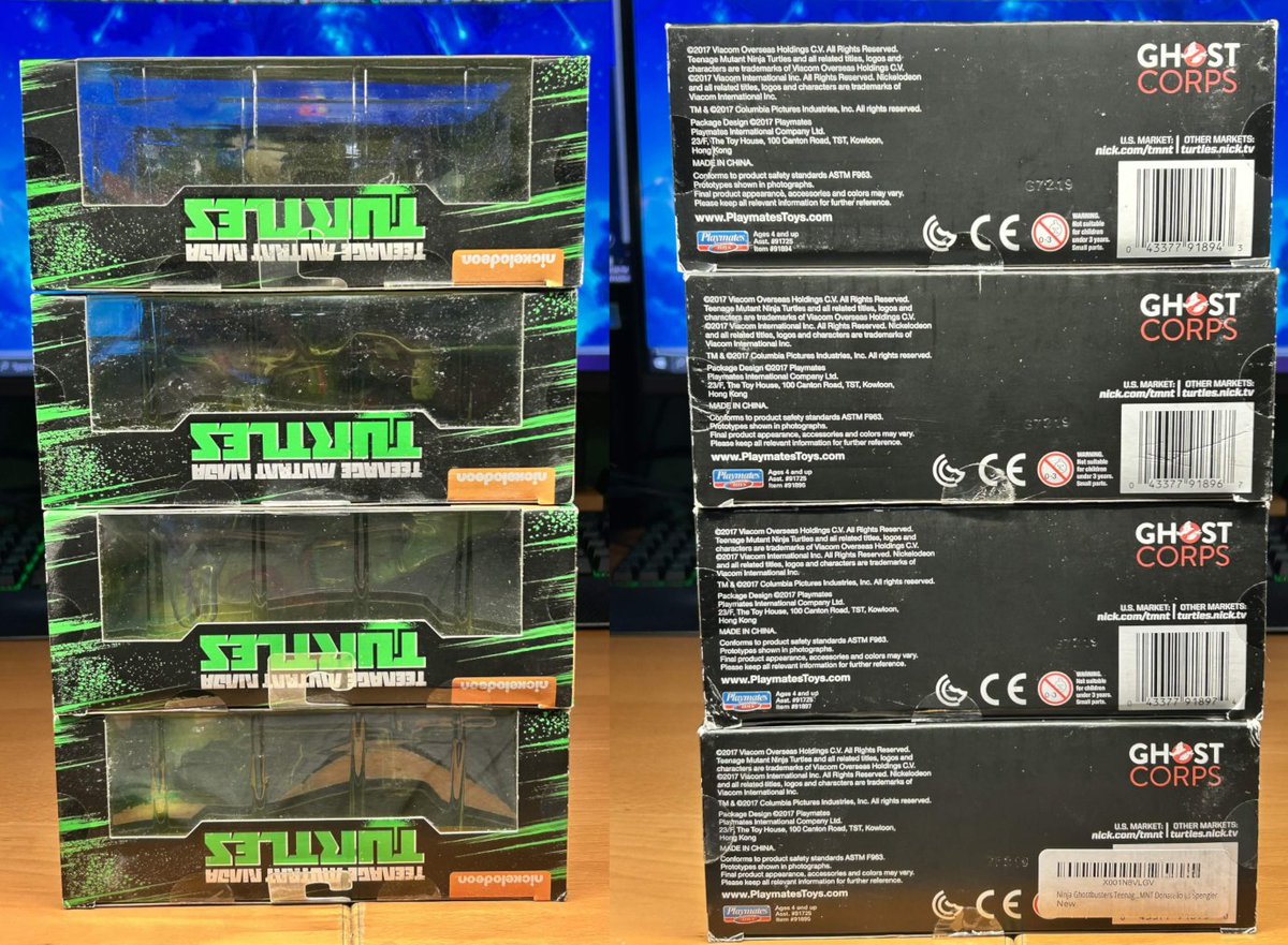 Holyrol67103542's tweet photo. $300 + Shipping (Varies by ZIP via Pirateship) 
- I can provide plenty of references if needed.
- Not looking to split. Trying to downsize a bit.

#TMNT #Teenagemutantninjaturtles #Ghostbusters #Nickelodeon #Viacom #Playmates https://t.co/Goac26ClIC