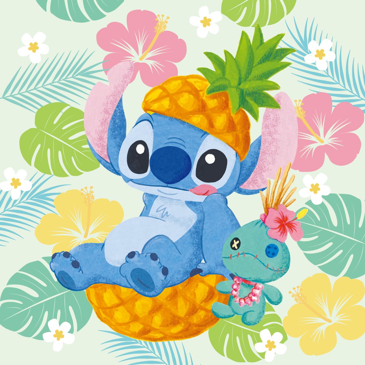 Disneystorejp's tweet photo. 🍍🍪🍍🍪
「Honolulu Cookie Company
(ホノルル・クッキー・カンパニー)」との
共同企画のクッキーが登場✨
🍍🍪🍍🍪

スティッチとスクランプデザインの
ボックスや缶ケース、
巾着入りのクッキーがラインナップ🌺

#ディズニーストア.jp&amp;店舗で6月9日より発売
▶️https://t.co/JaCf6R6NUi https://t.co/FuKZOMEV9r