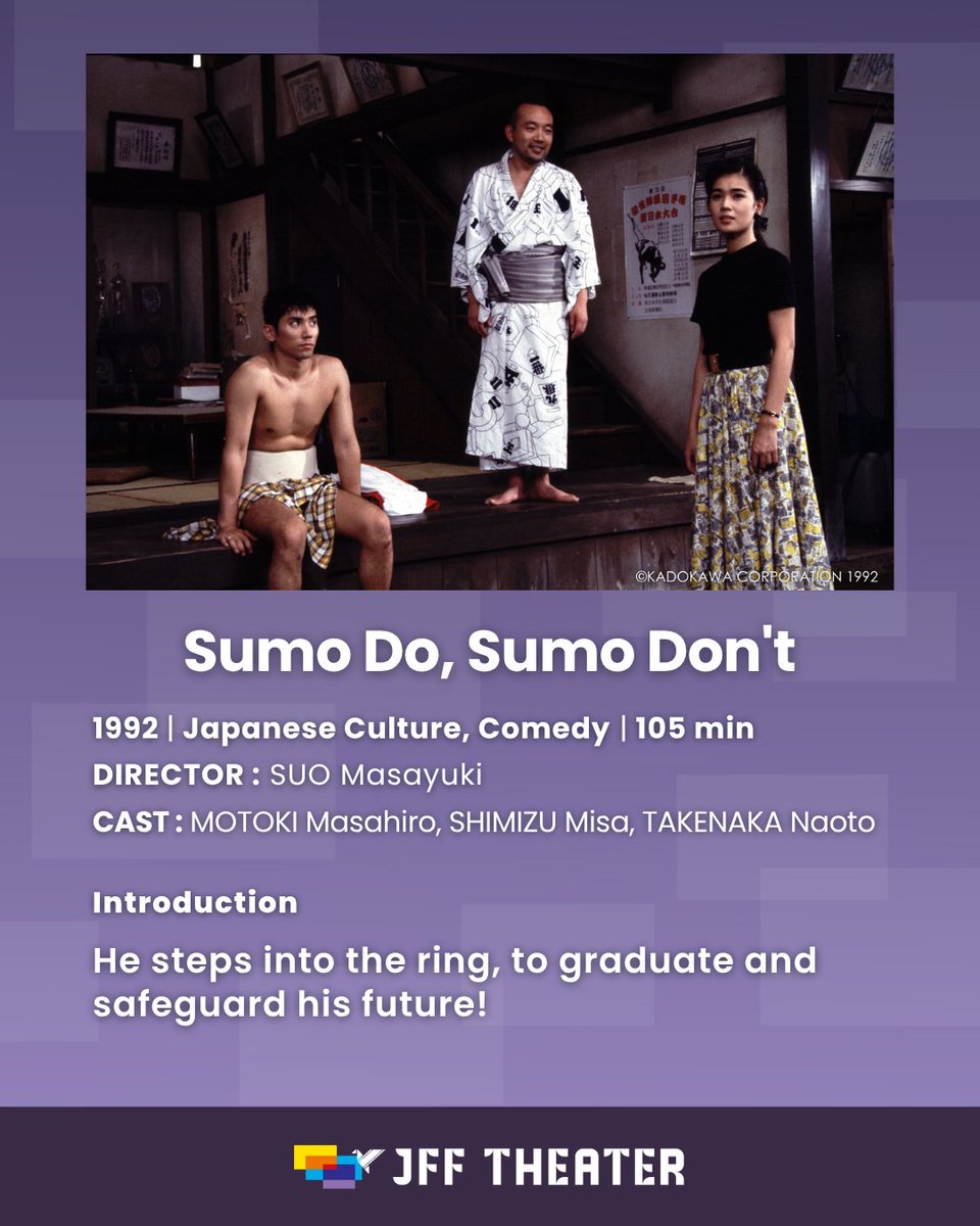 jfftheater's tweet photo. 💪🏻 Ready to fight for your future?

🎬 "Sumo Do, Sumo Don't"

⏰ Streaming free until Sep 2 https://t.co/2Hb4dp6aO3