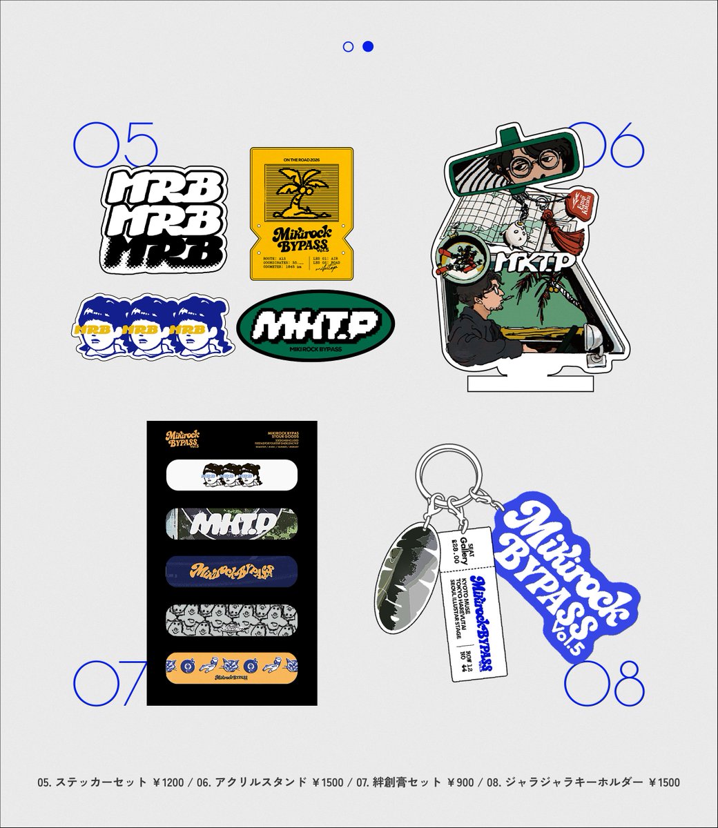 mikito_p_'s tweet photo. ━━━━━━━━━━━━━━━
MIKIROCK BYPASS vol.5 Goods👕
━━━━━━━━━━━━━━━

16周年記念みきとPワンマンライブを彩る
オフィシャルグッズを公開！！

定番のTシャツやタオルなど、
夏にぴったりのアイテムをご用意しました✨

イラストはGAS ( @gas__901 )さんによる書き下ろし！

ぜひ会場でチェックしてください🌴
※韓国公演は販売価格が異なる場合がございます。

▽チケット販売中！
https://t.co/Lm4XfBipJ9