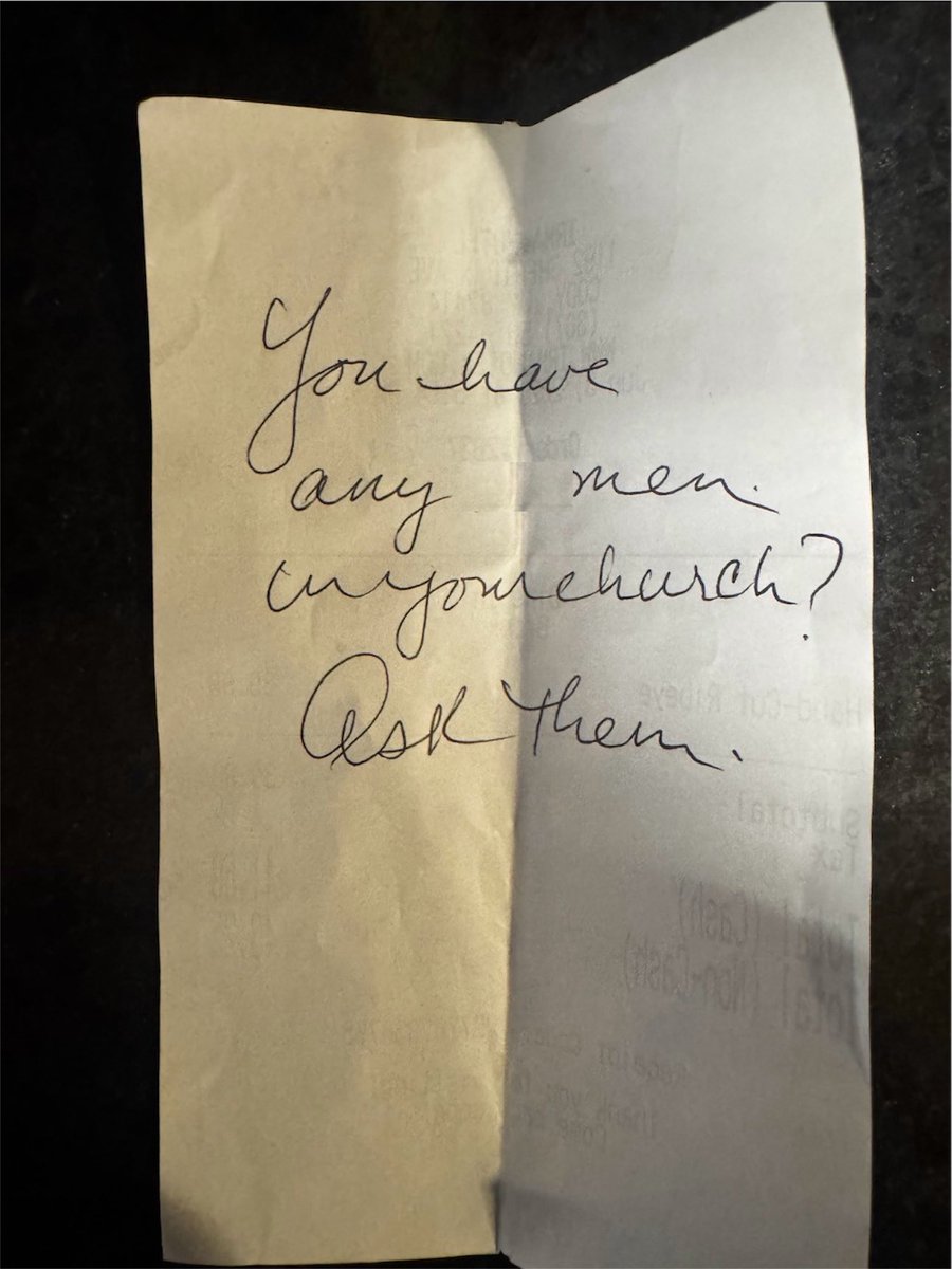Deaconstephen's tweet photo. When women are asking strangers on X their theological questions: https://t.co/kvaxtzw40b