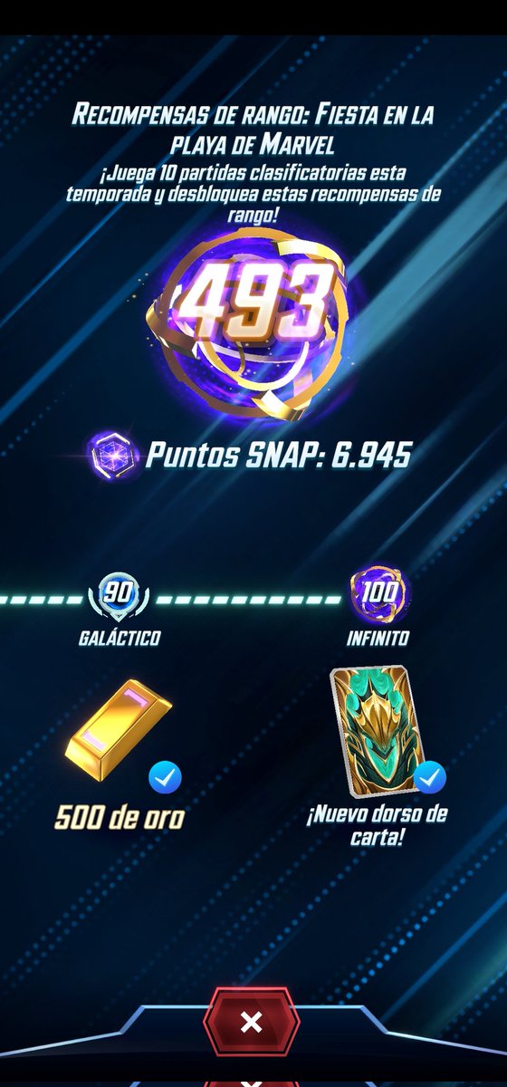 Mapo117's tweet photo. Llegué a infinino en el 2do día de la temporada.

70-90 Silver Surfer
80-95 Techno-Organic Virus con Shadow King
95-100 Galactus.

Este meta de Jeff/Venus me es particularmente molesto pero creo que estos 3 decks (sobre todo TOV y Galactus) son buenos contra el meta actual. https://t.co/5Np3DhHNDb