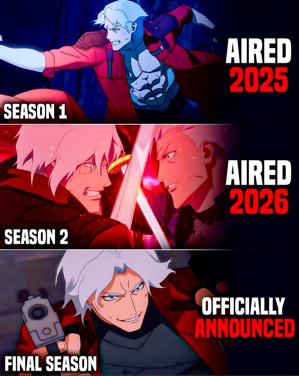 AnimeePost's tweet photo. Devil May Cry SEASON 3 ! https://t.co/6ETfqrwGfA