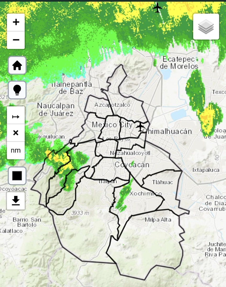 AtiempoCDMX's tweet photo. Presencia de #lluvia en #Xochimilco #MagdalenaContreras #ÁlvaroObregón y #Cuajimalpa #CDMX https://t.co/NdIrv0Q1wL