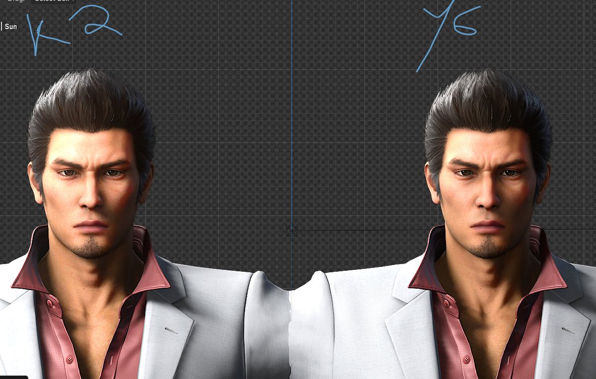 Z64Gaming's tweet photo. this is only really on a texture level as the actual geometry between the two is pretty much identical https://t.co/7e6TSXYFXd