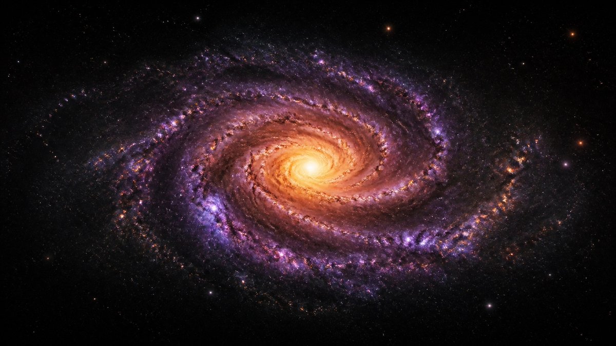 Nes218's tweet photo. Hubble just spotted a spiral galaxy 53 million light-years away. Every new image like this is a reminder of the actual scale of things. Puts the small daily stresses into perspective pretty quickly. #Hubble #Universe #PerspectiveShift https://t.co/M1WzdlhoGB