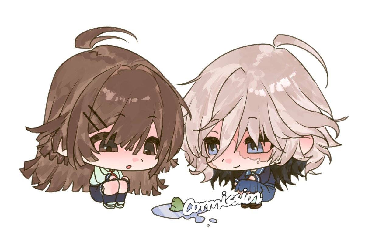 sencattat's tweet photo. Chibi comms so cute I wanna eat them all cannoli style https://t.co/CLJ5Jli1OF