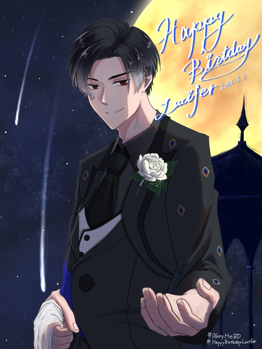 skmtXart's tweet photo. 誕生日おめでとうルシファー、大好きです

#ObeyMeBD
#HappyBirthdayLucifer https://t.co/XrIu8I3mn6