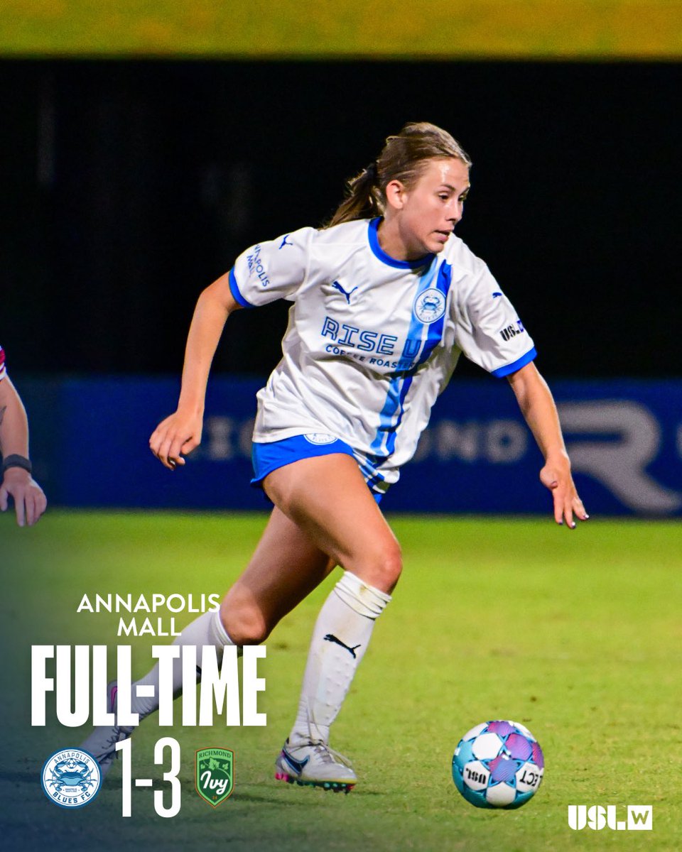 AnnapolisBlues's tweet photo. Final from Richmond.

Next USL W League match ➡️ Saturday, June 6, away vs Charlottesville Blues at 5:30 pm

#UpTheBlues | 🔵⚪️ https://t.co/kDgHZIFaQC