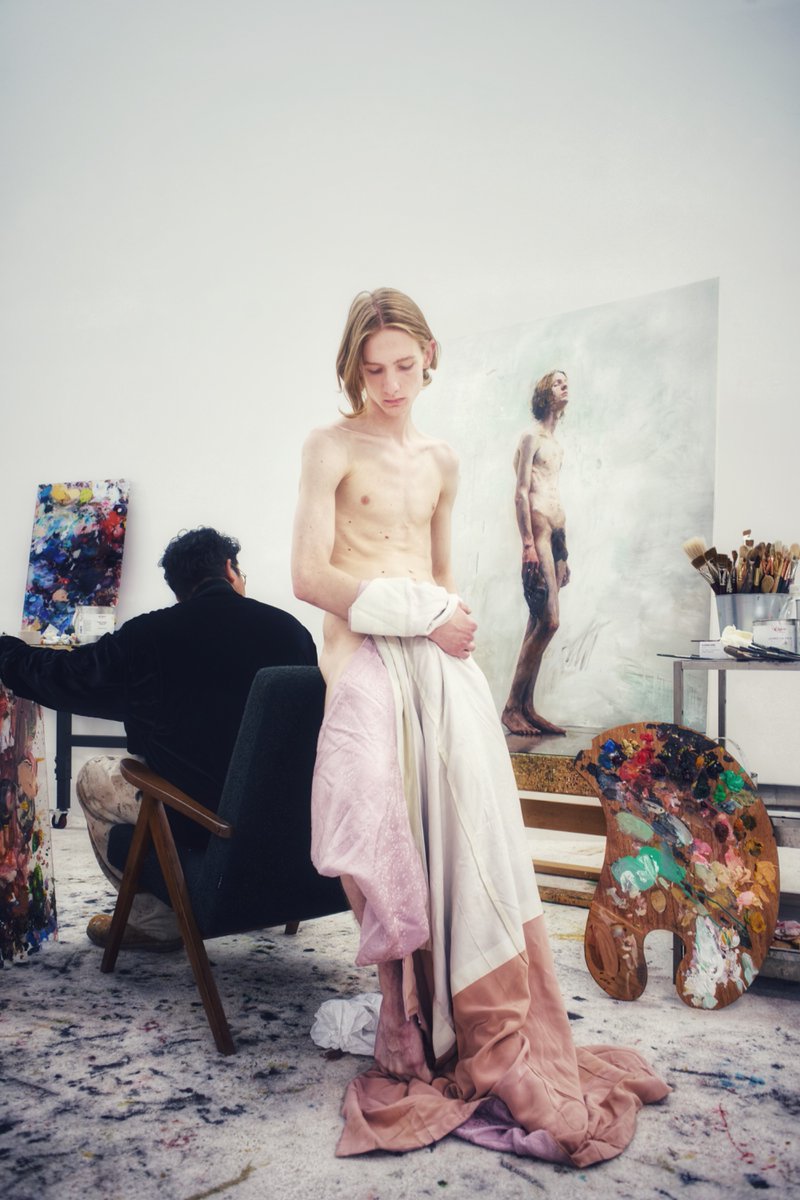 idayukimasa's tweet photo. モデルと画家。
画家と絵画。
絵とモデル。

The day of the session.
The model and the painter.
The painter and the painting.
The painting and the model.

#yukimasaida https://t.co/H9LQIz4GYW