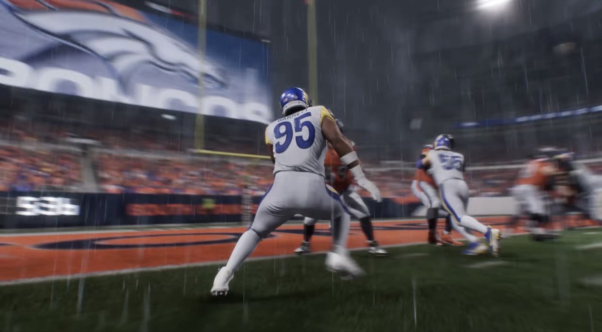 camdasilva's tweet photo. Myles Garrett (and an all-white Rams uniform!) in the new Madden 27 trailer 🥶 https://t.co/dAGC7se930