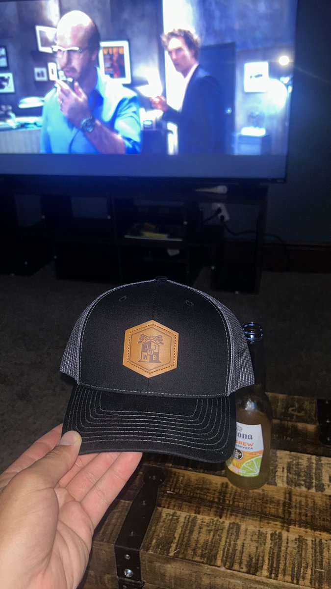 Mike_Ike36's tweet photo. Buck picked up a lid on the house today on account of the misprinted logo. I know letter hats are a major #shrink but wondering if I can get some love for this guy https://t.co/7ZnznMzI6e