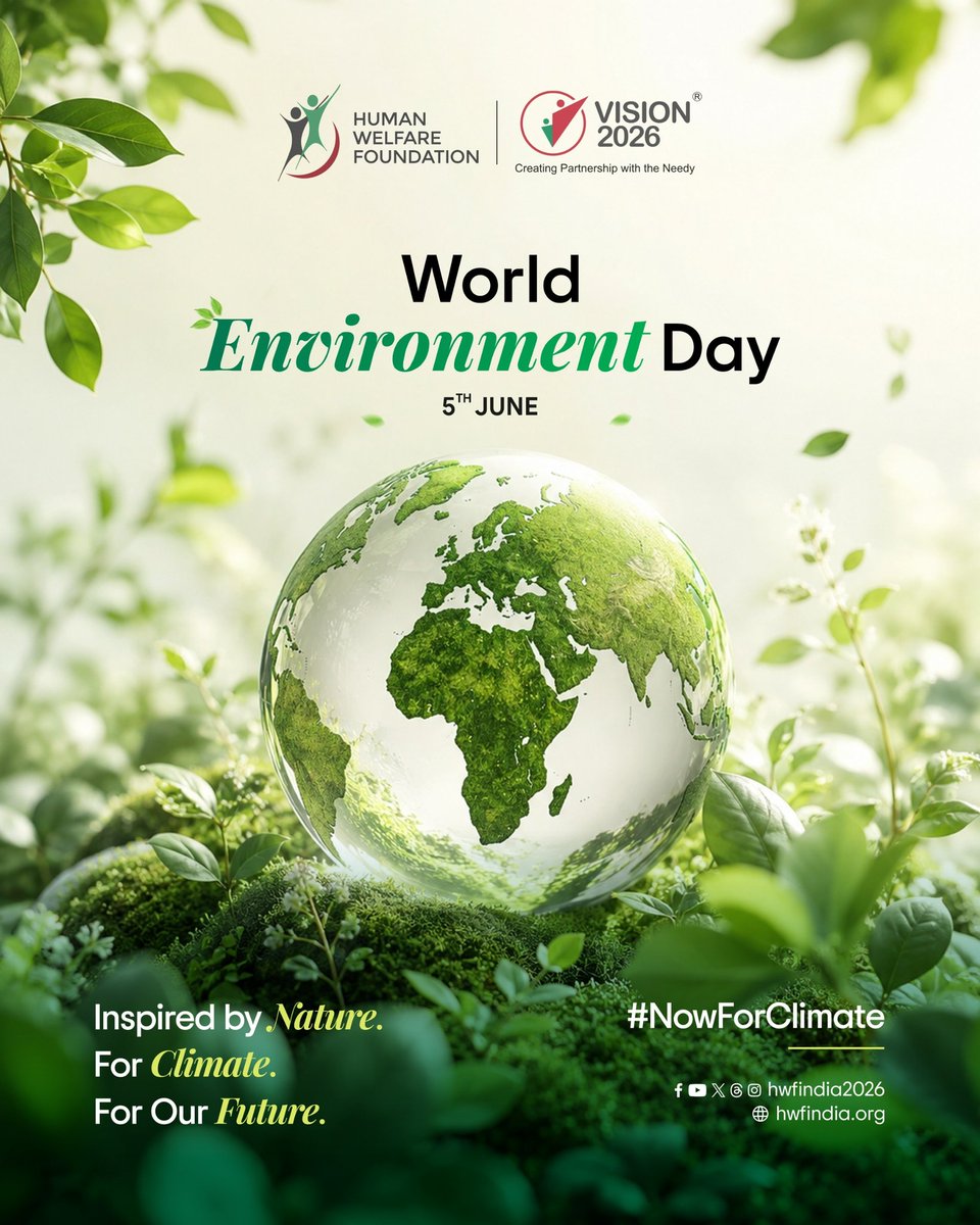HWFConnect's tweet photo. #WorldEnvironmentDay2026 
#NowForClimate https://t.co/WgeuELoKvd