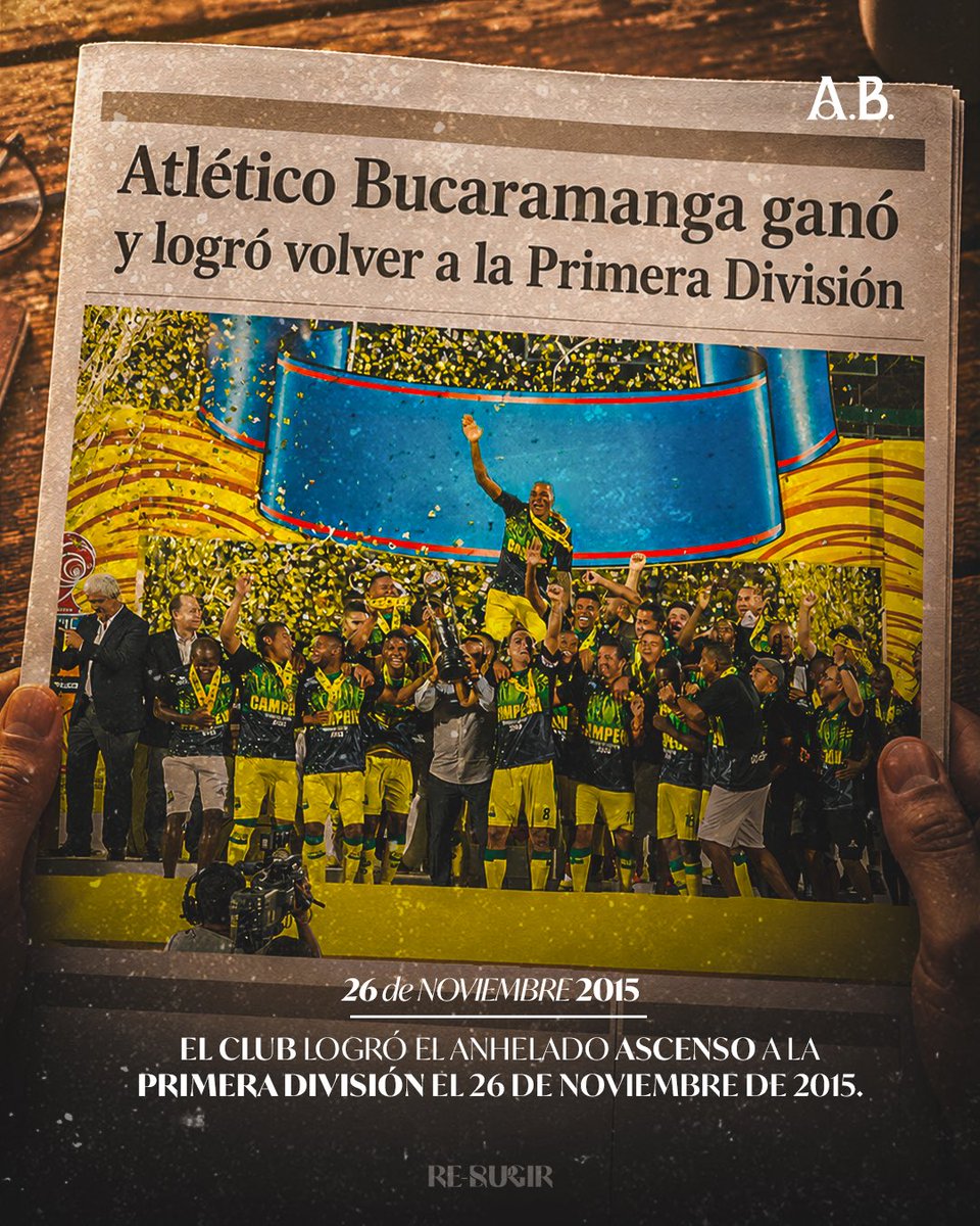 ABucaramanga's tweet photo. 𝐻𝑜𝑦 𝑒𝑠 𝑗𝑢𝑒𝑣𝑒𝑠 𝑑𝑒 𝑇𝐵𝑇 𝐿𝑒𝑜𝑝𝑎𝑟𝑑𝑜. 💛💚

#VolvamosA𝐑𝐔𝐆𝐈𝐑 #TBT https://t.co/w62gIIHds8