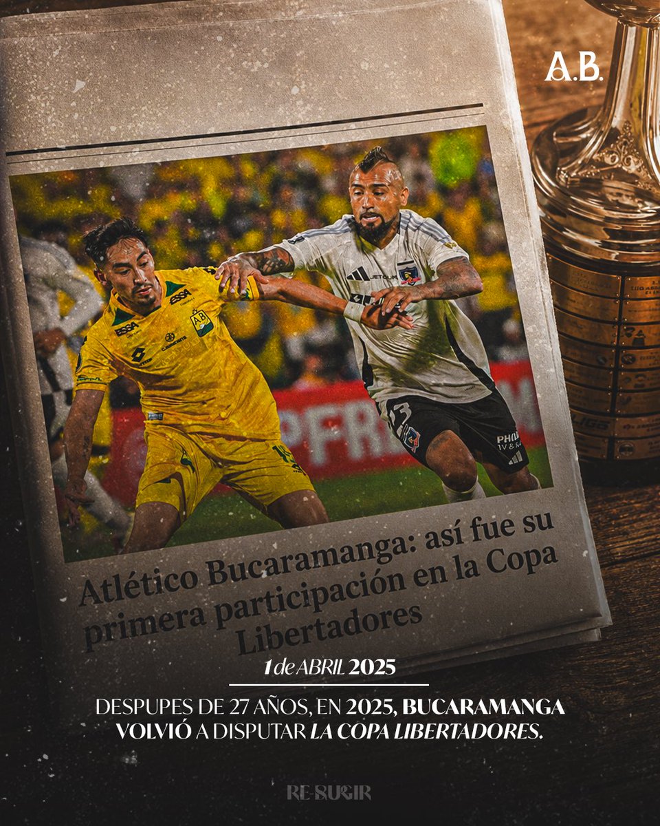ABucaramanga's tweet photo. 𝐻𝑜𝑦 𝑒𝑠 𝑗𝑢𝑒𝑣𝑒𝑠 𝑑𝑒 𝑇𝐵𝑇 𝐿𝑒𝑜𝑝𝑎𝑟𝑑𝑜. 💛💚

#VolvamosA𝐑𝐔𝐆𝐈𝐑 #TBT https://t.co/w62gIIHds8