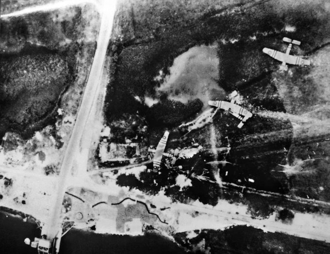 kershaw_alex's tweet photo. The gliders at Pegasus Bridge. It's now 2pm. Lovat's commandos have linked up with the Ox and Bucks at the bridge and are now moving to the Orne heights, furthest to the east on the 50-mile Allied beachhead. See more at https://t.co/y6G2nmqblW https://t.co/GyzODtRSG8