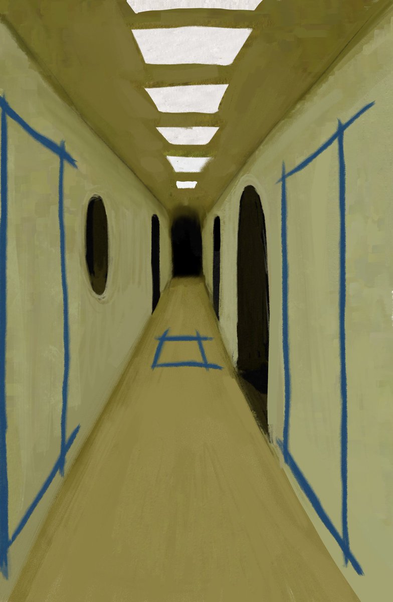 m1236914's tweet photo. #backrooms i have zero perspective knowledge so i made double bullshit https://t.co/T1t23E9ou1