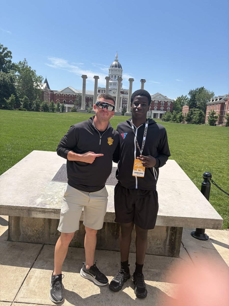 HardenTrendon's tweet photo. Great day competing at the University of Missouri Elite Camp.
Thank you to @CoachJRut @coachalpogue and the entire Missouri staff for the opportunity to learn, compete, and improve. Grateful for the coaching and experience.
#AGTG #MizzouFootball #RecruitMS #ClassOf2028 #DB #NorthPontotoc #Deuce2Cold
@MizzouFootball @MizzouAthletics