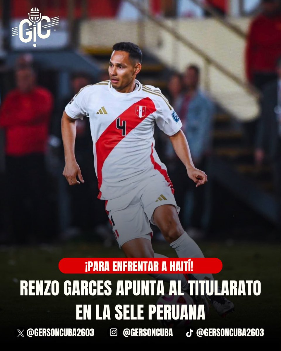 gersoncuba2603's tweet photo. Hoy, en el entrenamiento vespertino de la selección peruana, se volvió a trabajar con el mismo once que se probó el día de ayer, con Renzo Garcés como líder de la zaga central.

XI posible: Gallese; Sonne, Garcés, Barco, López; Noriega, Concha, Carrillo; Cabrera, Vélez y Vidales.

@DpasePe