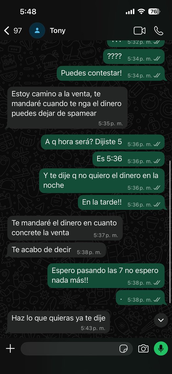 ValeaValera1's tweet photo. Quedamos en q me diera su celular para saldar su deuda y de nuevo se hace el wbn y nada simplemente desahogarme y q sepan la clase de persona q es este tipo un mitómano irresponsable y encima sinvergüenza, nunca vendió nada, nunca me pagó nada hasta el día de hoy q sigue mintiend https://t.co/EbNt5ocAz1